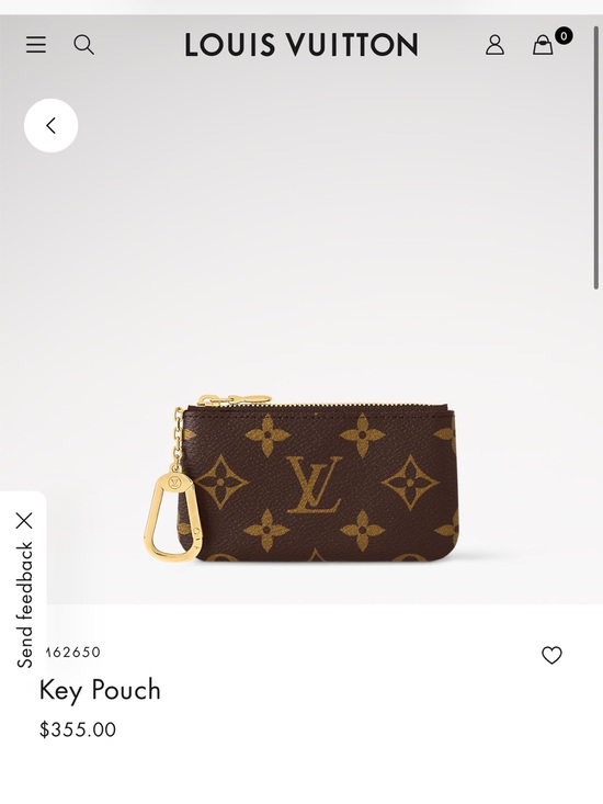 Louis Vuitton Accessories - Louis Vuitton Key Pouch